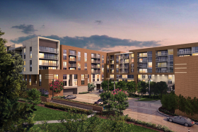 The Village at Woodlands Waterway community exterior