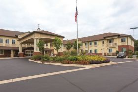 Three Oaks Assisted Living and Memory Care community exterior