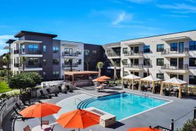 Discovery Village Deerwood Independent Living swimming pool