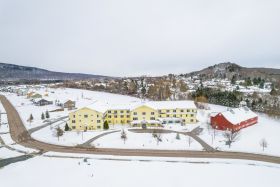 Homestead Senior Living aerial view of community 