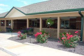 Grand Prairie of Macomb Front Patio