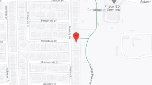 Map of the neighborhood around Silver Leaf Assisted Living at Waverly Lane