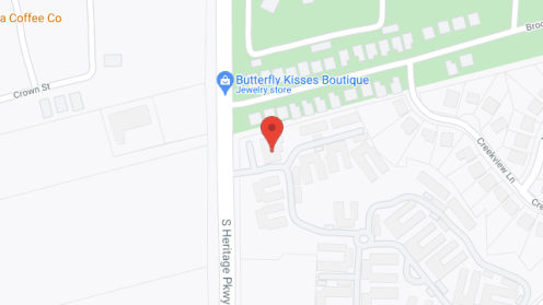 Map of the neighborhood around Park Manor Senior Apartments