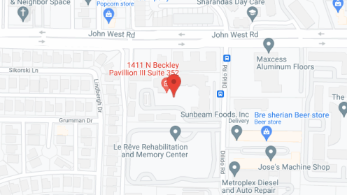 Map of the neighborhood around Serenity Apartments At Dallas