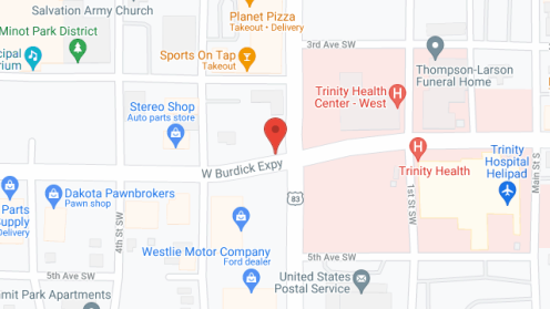 Map of the neighborhood around The View