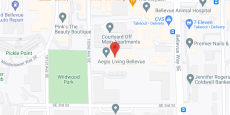 Aegis Bellevue in google map