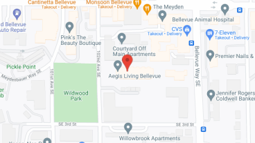 Aegis Bellevue in google map