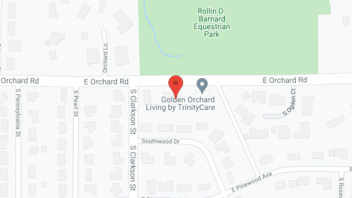 Map of the neighborhood around Golden Orchard I