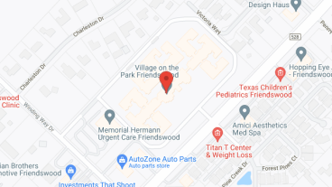 Village on the Park at Friendswood in google map