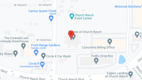 Map of the neighborhood around Retreat at Church Ranch