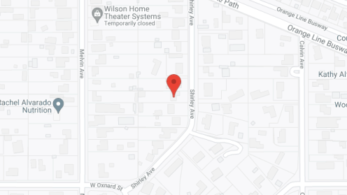 Map of the neighborhood around Blue Skies Ranch