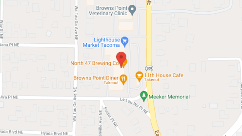 Map of the neighborhood around Quail Park at Browns Point