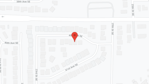 Map of the neighborhood around Misty Willow Senior Care, LLC