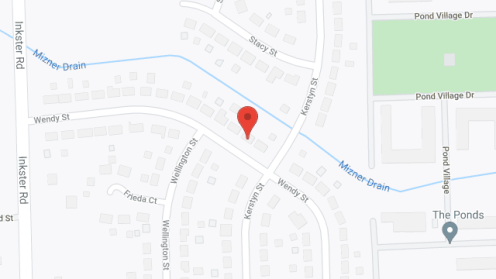 Map of the neighborhood around Wendy Manor
