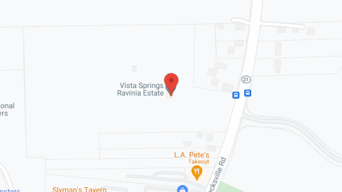 Map of the neighborhood around Vista Springs Ravinia