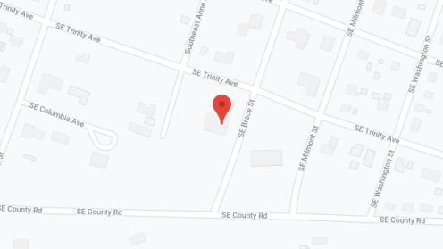 Map of the neighborhood around Vista Manor