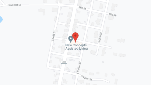 Map of the neighborhood around Susquehanna House