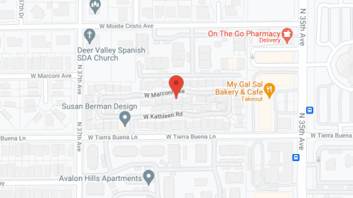 Map of the neighborhood around St Joseph Assisted Living Facility