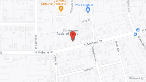 Map of the neighborhood around Springview - Ross Building