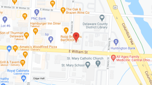 Map of the neighborhood around Sarah Moore Home