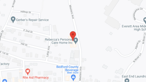 Map of the neighborhood around Rebecca's At Everett