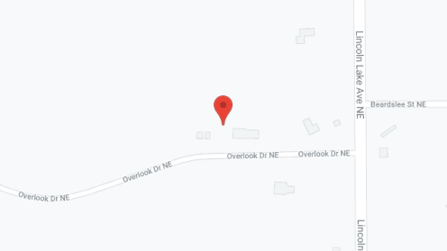 Map of the neighborhood around Overlook Home