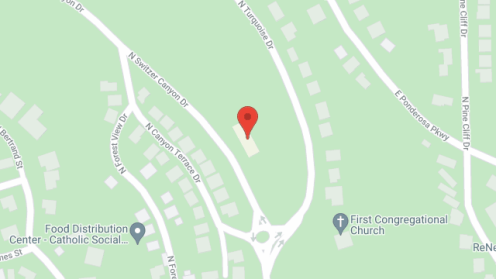 Map of the neighborhood around Olivia White Hospice Home