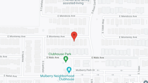 Map of the neighborhood around Mulberry Assisted Living