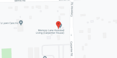 Memory Lane Assisted Living in google map