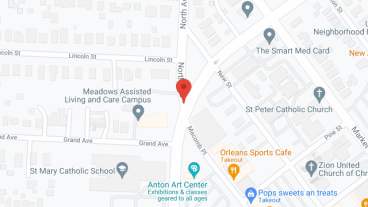 Meadows Assisted Living II in google map