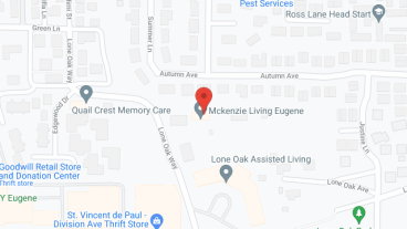 Mckenzie Living Eugene in google map