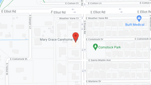 Map of the neighborhood around Mary Grace Care Home
