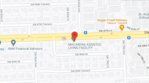 Map of the neighborhood around Macarena Assisted Living Facility Inc