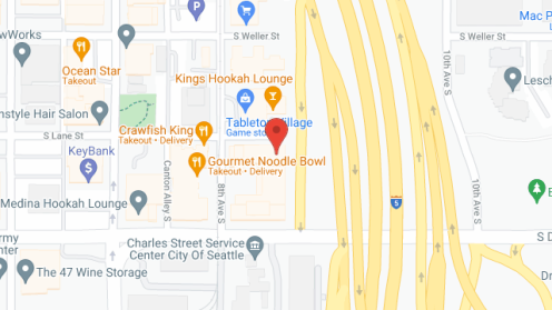 Map of the neighborhood around ICHS Legacy House