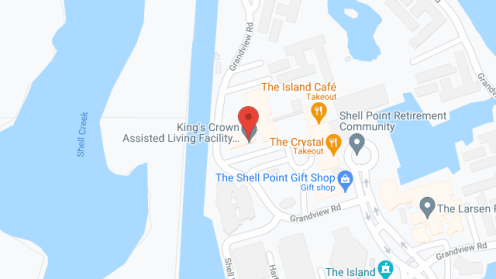 Map of the neighborhood around King's Crown-Shell Point Village
