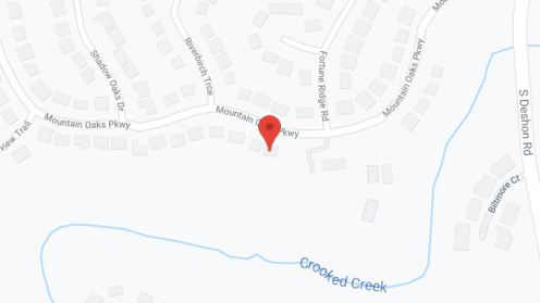 Map of the neighborhood around Julian and Julian Pch