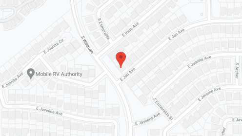 Map of the neighborhood around Julian's Assisted Living Home