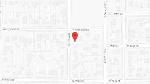 Map of the neighborhood around Jennies Place