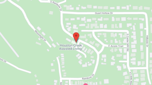 Map of the neighborhood around Houston Creek Assisted Living LLC
