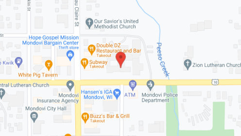 Map of the neighborhood around Homeplace Of Mondovi