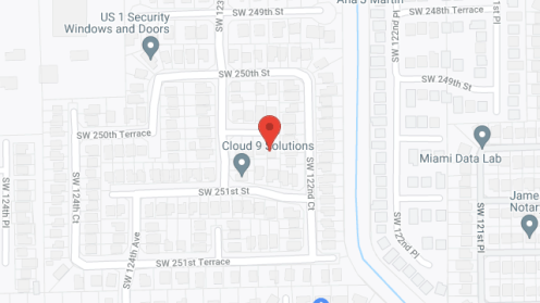 Map of the neighborhood around Green Street ALF Corp