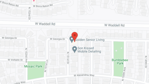 Map of the neighborhood around Golden Senior Living LLC