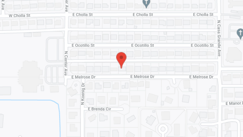 Map of the neighborhood around Dora Caring