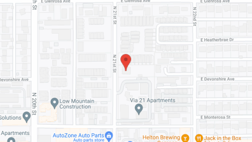 Map of the neighborhood around Desert Haven Home Care