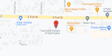 Courtyard Estates Of Farmington in google map