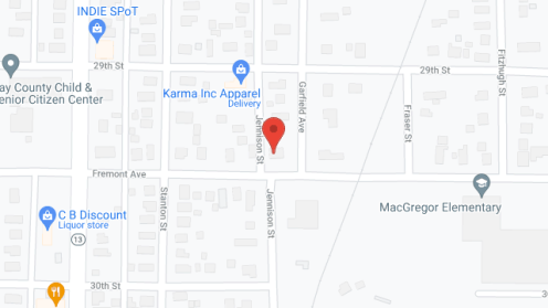 Map of the neighborhood around Cornerstone Afc