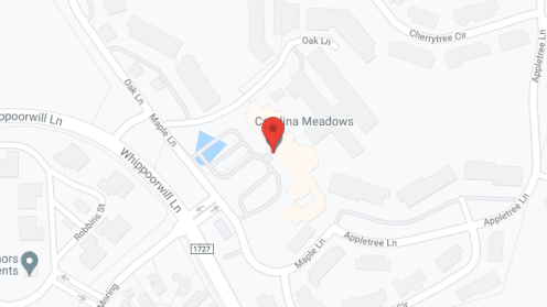 Map of the neighborhood around Carolina Meadows Fairways