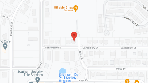 Map of the neighborhood around Canterbury Arms Assisted Living