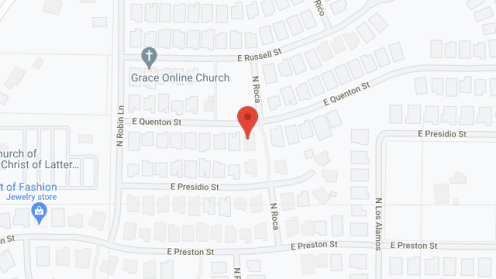 Map of the neighborhood around Brooksby Assisted Living LLC