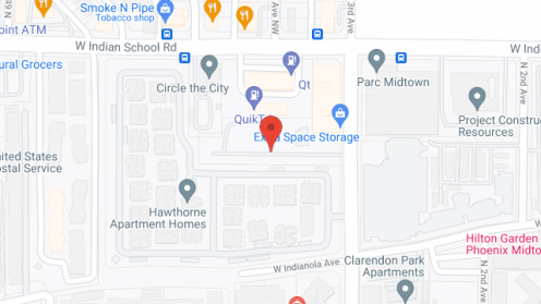Map of the neighborhood around Bridgewater Assisted Living-Midtown